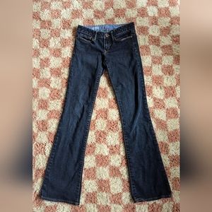 Gap 1969 Sexy Bootcut Jeans Sz 25 dark wash